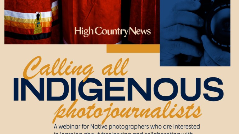 Calling All Indigenous Photojournalists: Free Webinar September 23